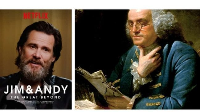 What I learned from Jim Carrey and Benjamin Franklin