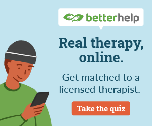 Advertisement - Click here to try BetterHelp's therapy services
